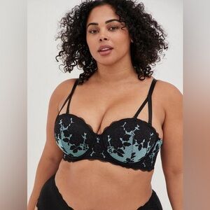 🆕 Torrid NWT Bombshell Everyday Convertible Strapless Push-Up Bra Lace Detail